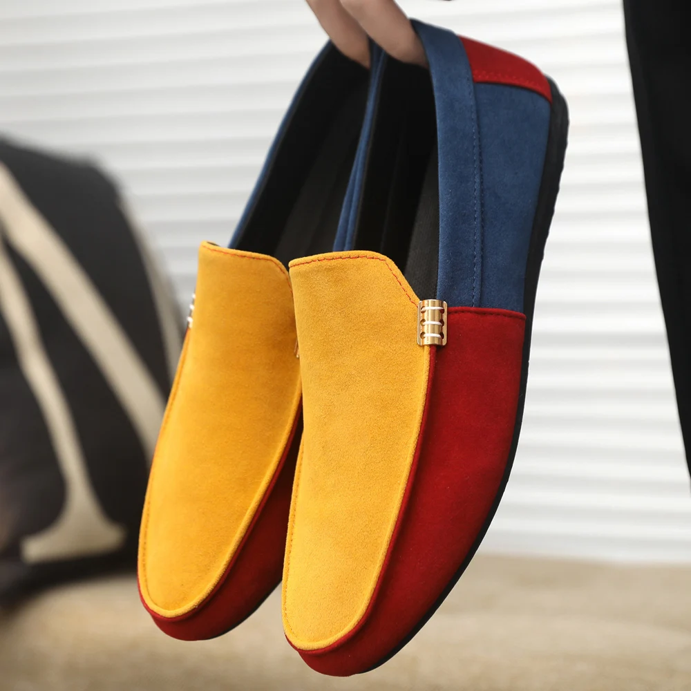 Mens Fashion Trainers - 男性ローファー男性カジュアルシューズ通気性ローファースニーカーファッション快適なフラット手作りレトロレジャーローファーシューズ男性靴