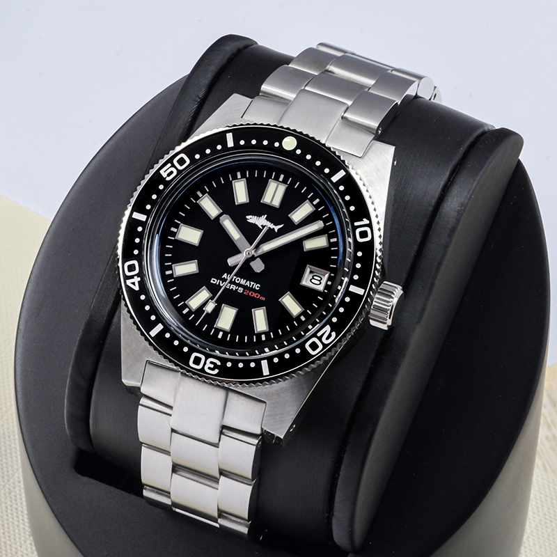 Men'S Fashion X - HEIMDALLR 腕時計 62MAS ステンレス鋼防水時計 C3 超発光