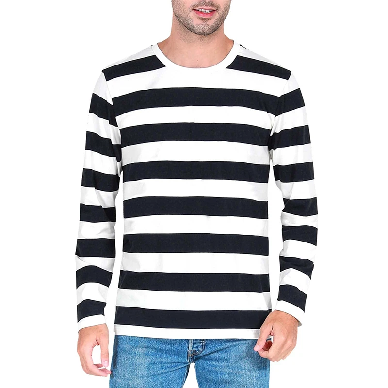 Men'S Fashion T Shirts - メンズ 3Dプリント カモフラージュ柄 長袖Tシャツ ポリエステル製 速乾性