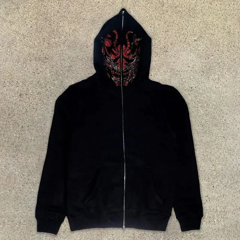 女性男性 Y2K ファッションパーカーレターグラフィックプリ - Mens Fashion Zip Up Hoodies のレビューと価格