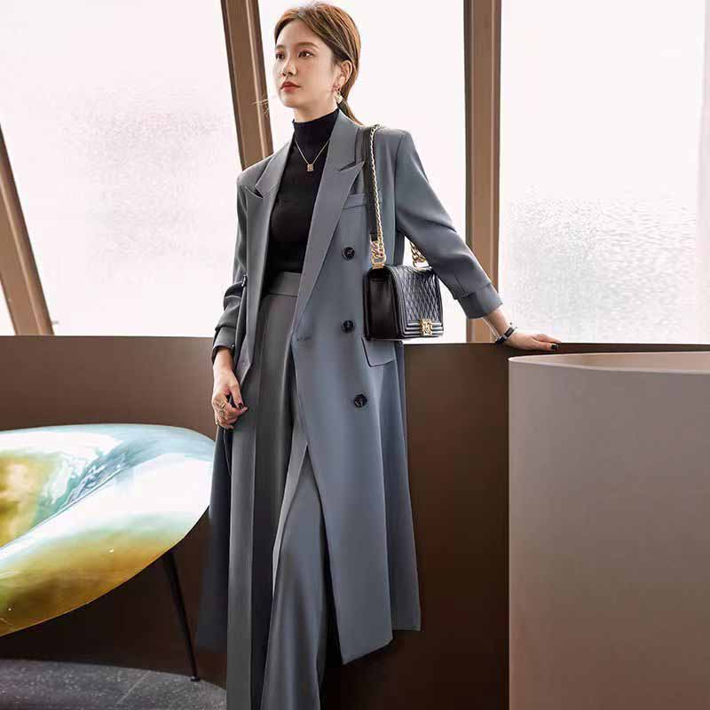 FANAN エレガントなロングトレンチコート女性韓国ダブルブ - Men'S Fashion X のレビューと価格