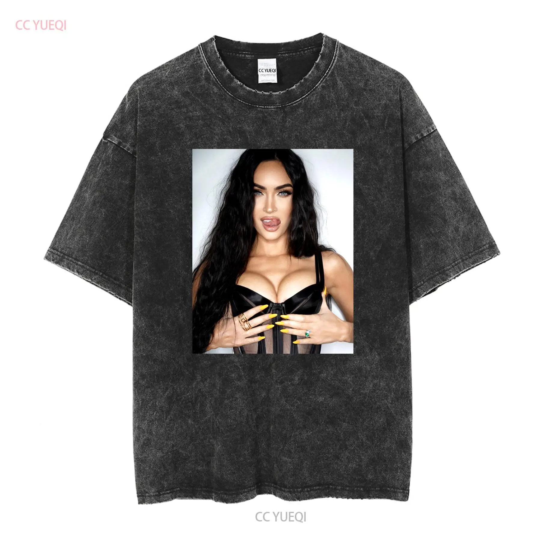 ミーガン フォックス T シャツ ポスター長袖または半袖ヴィ - Poster Men Fashion のレビューと価格