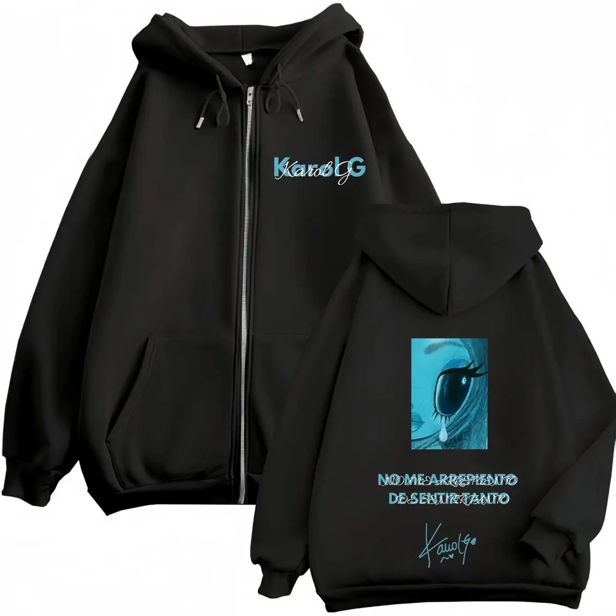 カロル・Gのアルバム「No Me Arrepiento De - Mens Fashion Zip Up Hoodies のレビューと価格