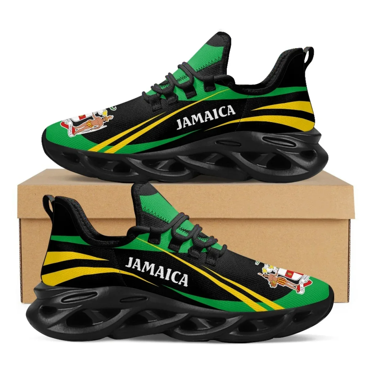 ジャマイカ国旗プリントシューズメンズスニーカー 2022 ブ - Mens Fashion Trainers のレビューと価格