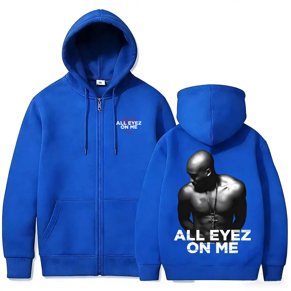 ラッパー、トゥパック2パックの「All Eyez on Me - Mens Fashion Zip Up Hoodies のレビューと価格