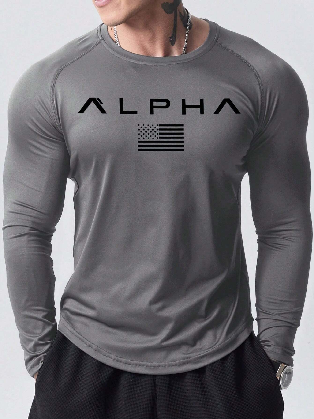 2025年春夏向けの新作メンズ長袖Tシャツ。ストリートファッ - Mens Fashion Clothes のレビューと価格