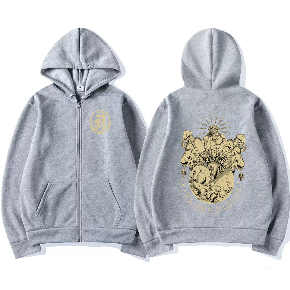 アニメジョジョの奇妙な冒険ジッパーパーカーディオ・ブランド漫 - Mens Fashion Zip Up Hoodies のレビューと価格