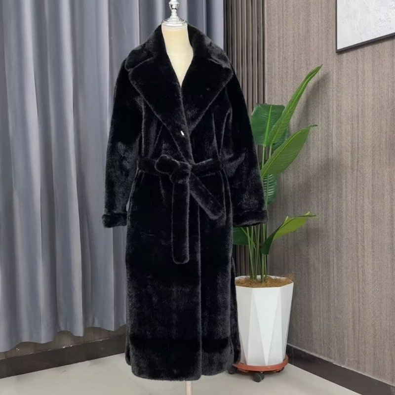 新作秋冬大きいサイズフェイクミンクコートロングフェイクファー - Men'S Fashion X のレビューと価格