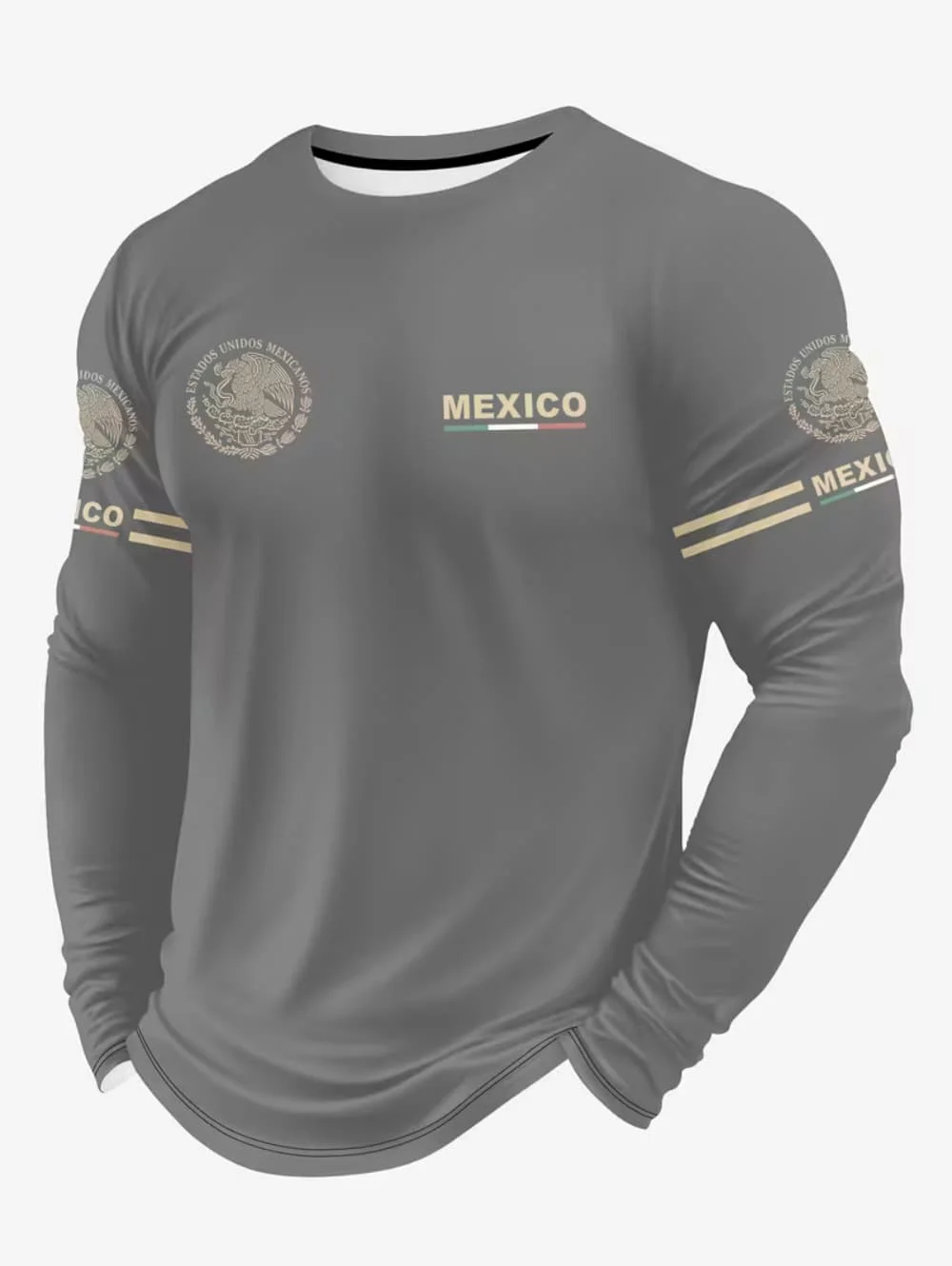 メンズメキシコイーグルプリントTシャツ、ファッショナブルで快 - Mens Fashion Clothes のレビューと価格