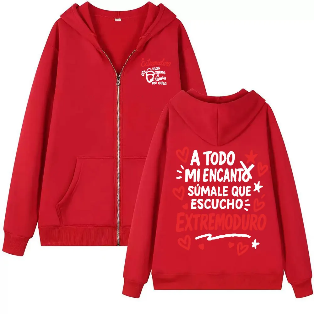 ロックバンド「エクストレモドゥロ」のアルバムをモチーフにした - Mens Fashion Zip Up Hoodies のレビューと価格