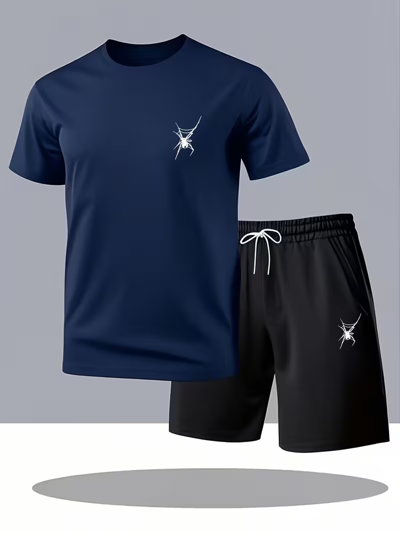 新しいストリートトレンディメンズ夏通気性スポーツウェア半袖シ - Men'S Fashion Videos のレビューと価格