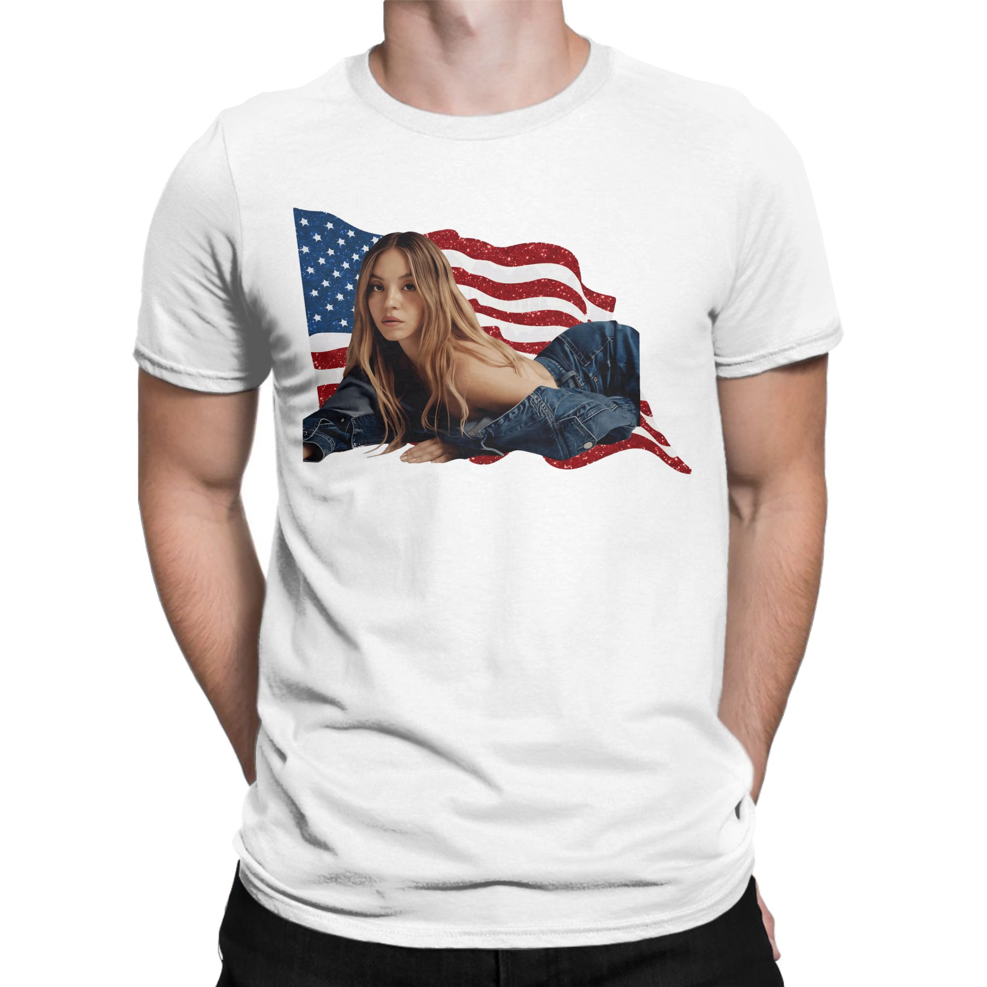 シドニー・スウィーニー綿 Tシャツ男夏アメリカ女優クラシック - Men'S Fashion Sydney のレビューと価格