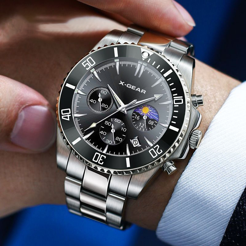 X-GEAR ファッションカレンダーメンズクォーツ時計高級ブ - Men'S Fashion X のレビューと価格