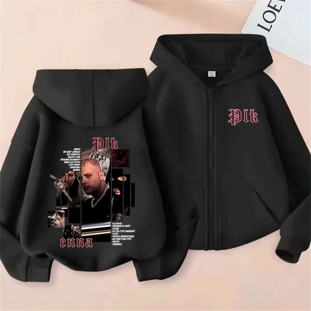 ラッパーPlkのアルバムジャケットをデザインした、ジッパー付 - Mens Fashion Zip Up Hoodies のレビューと価格