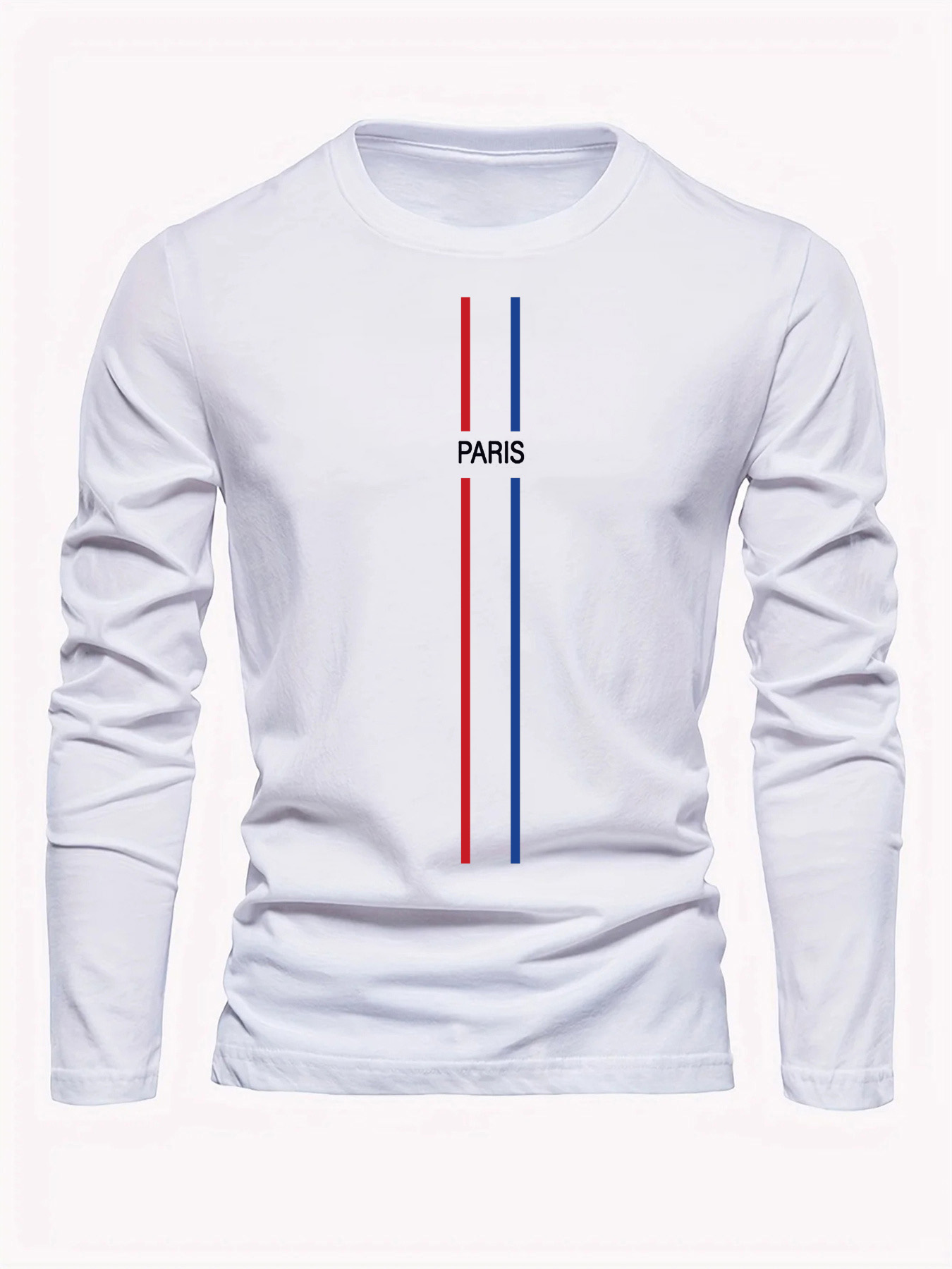 100％純綿を使用した、メンズ用長袖、丸首、ゆったりとしたシ - Men'S Fashion T Shirts のレビューと価格