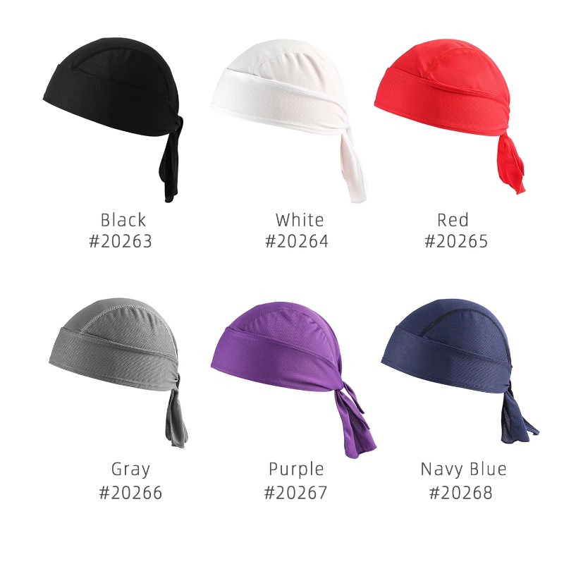 速乾性ポリエステルバンダナヘッドバンドスカーフ男性用夏ランニ - Men'S Fashion With Hat のレビューと価格
