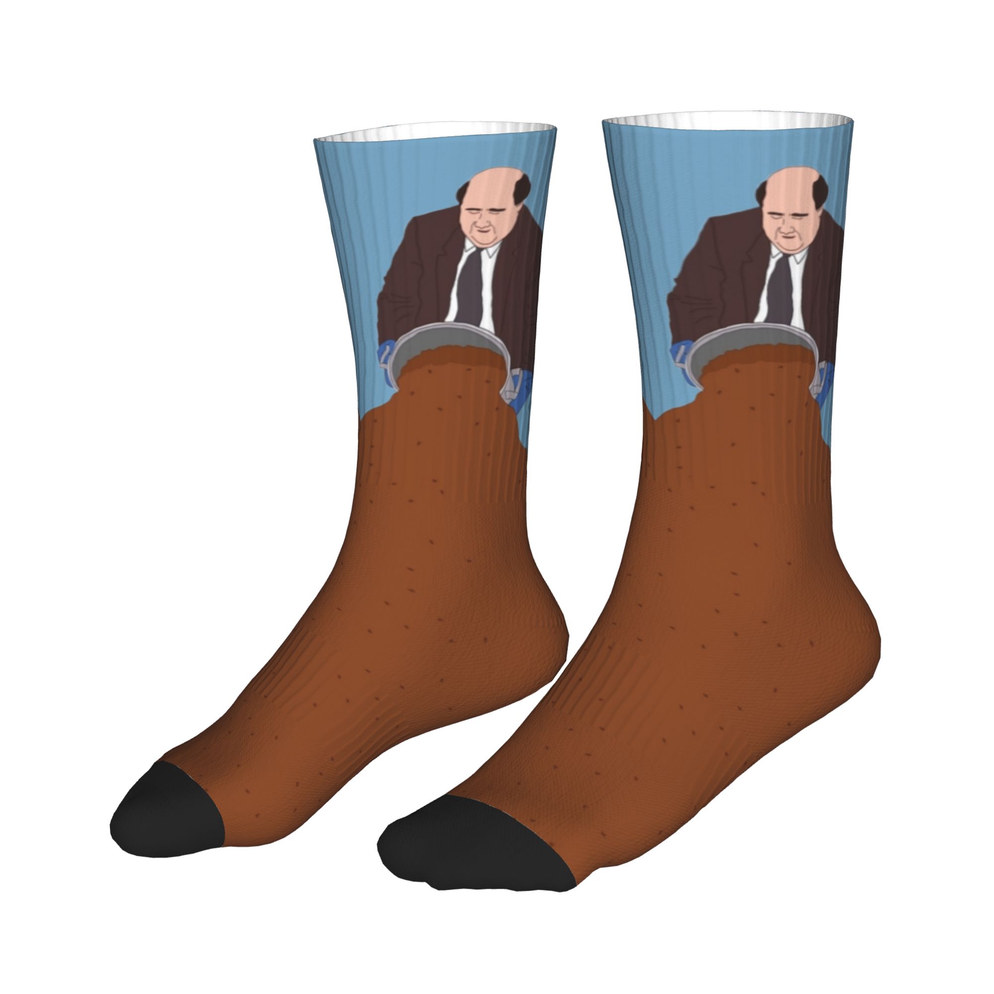 テレビ番組「オフィス」ケビンの有名なチリメンズクルーソックス - Socks Ankle Men のレビューと価格