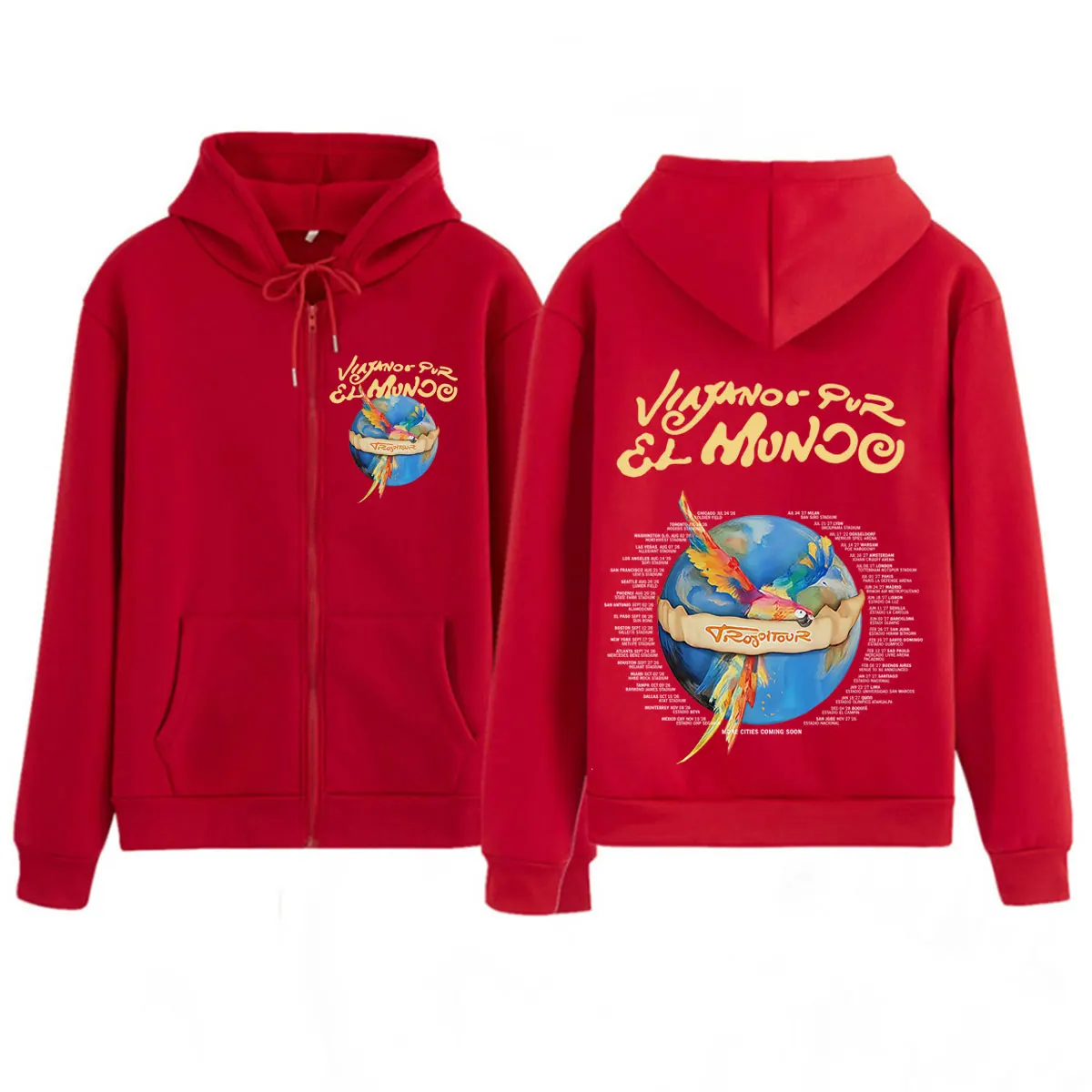 カロル・G「世界を旅する」Tropitour 2026 グラ - Mens Fashion Zip Up Hoodies のレビューと価格