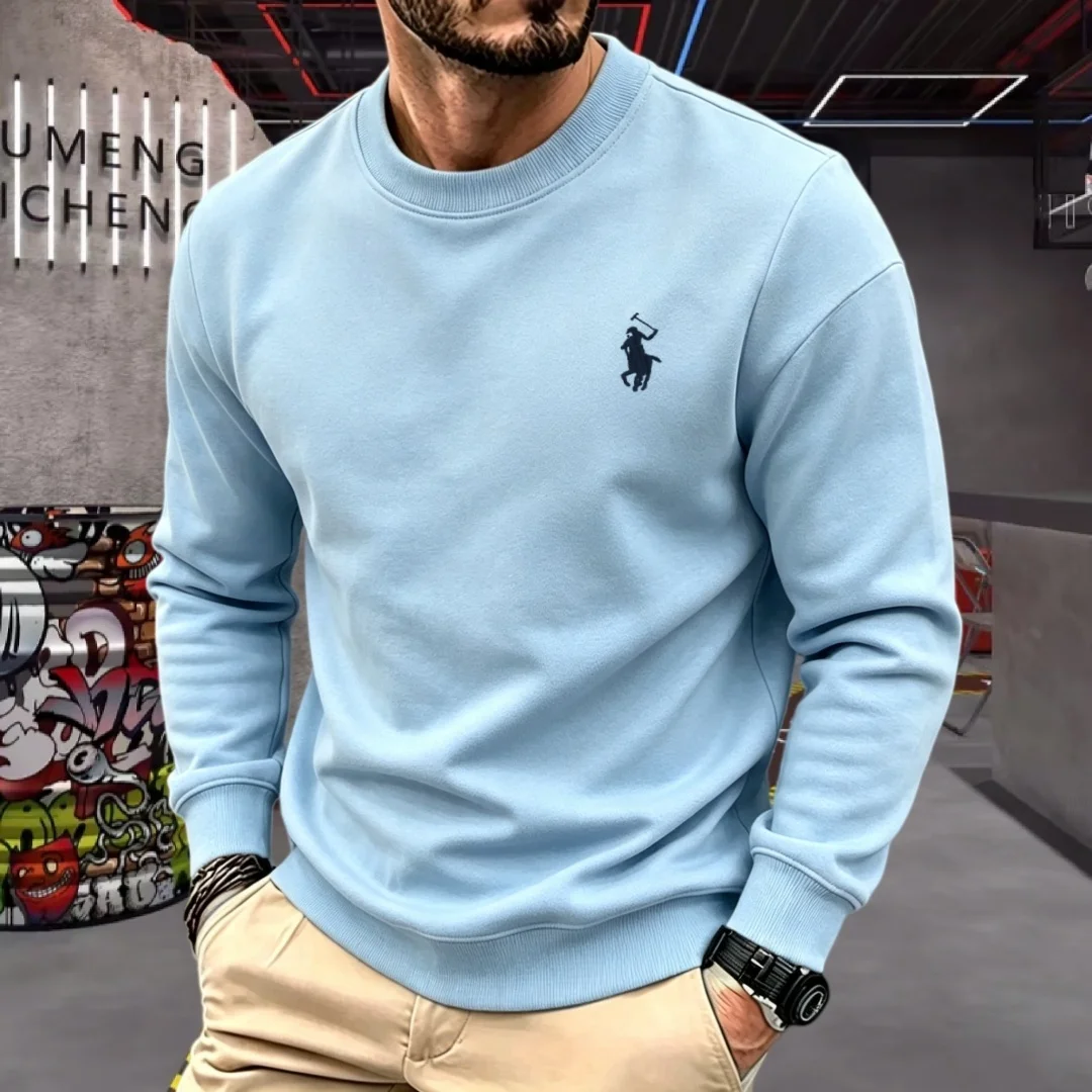 柔らかいコットン素材を使用した、高級ブランドのメンズ長袖ラウ - Men'S Fashion T Shirts のレビューと価格