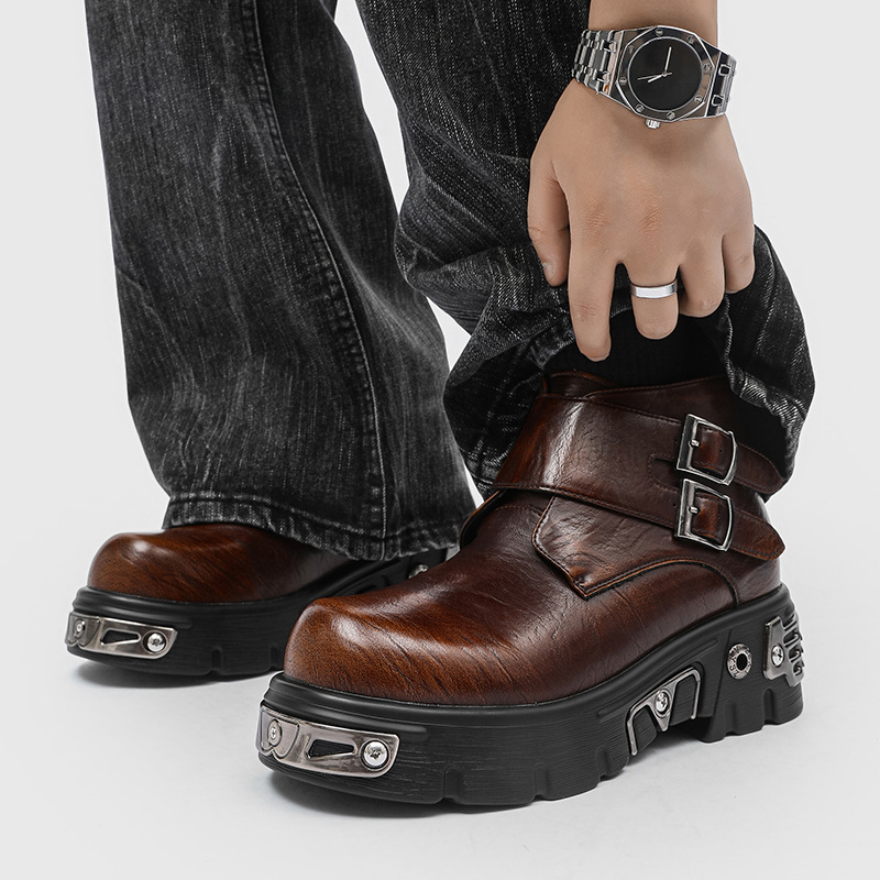大きいサイズ メンズファッション パンク ゴス プラットフォ - Men'S Fashion News のレビューと価格