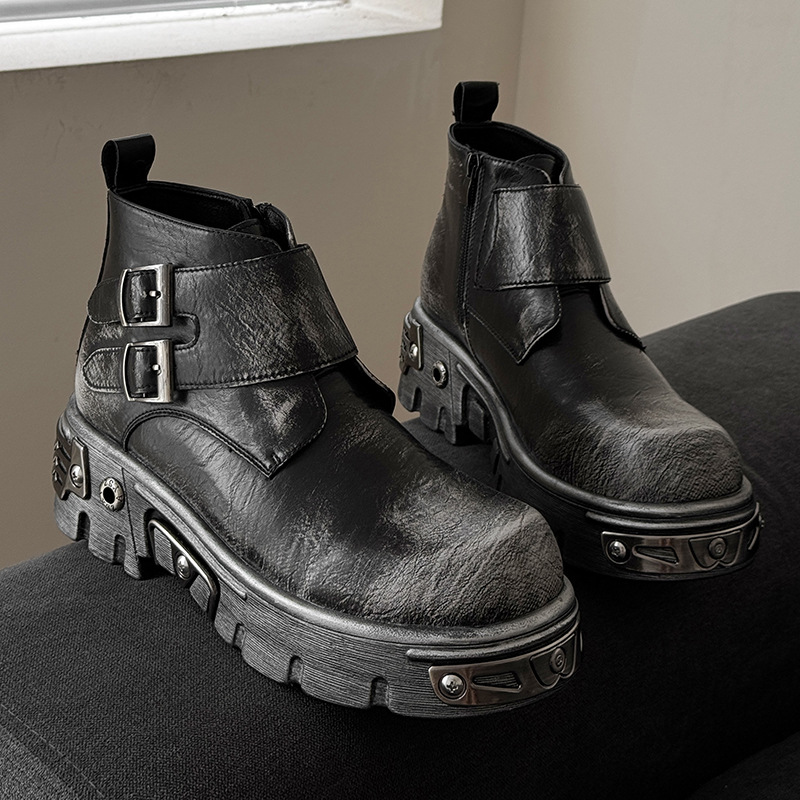 大きいサイズ メンズファッション パンク ゴス プラットフォ - Men'S Fashion News のレビューと価格