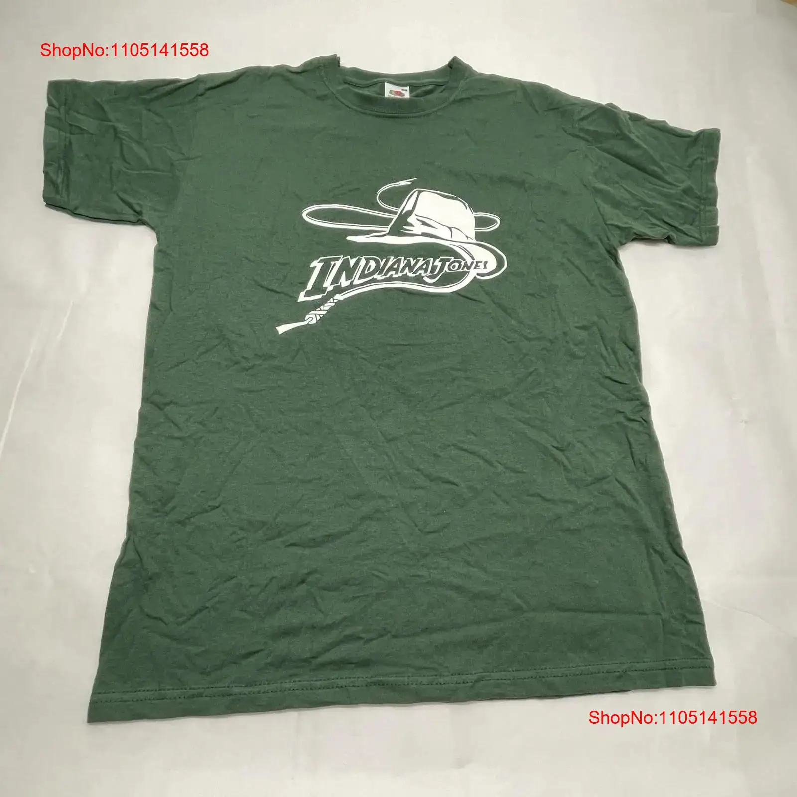 インディ・ジョーンズ映画 Tシャツ 帽子と鞭 グリーン ホワ - Men'S Fashion With Hat のレビューと価格