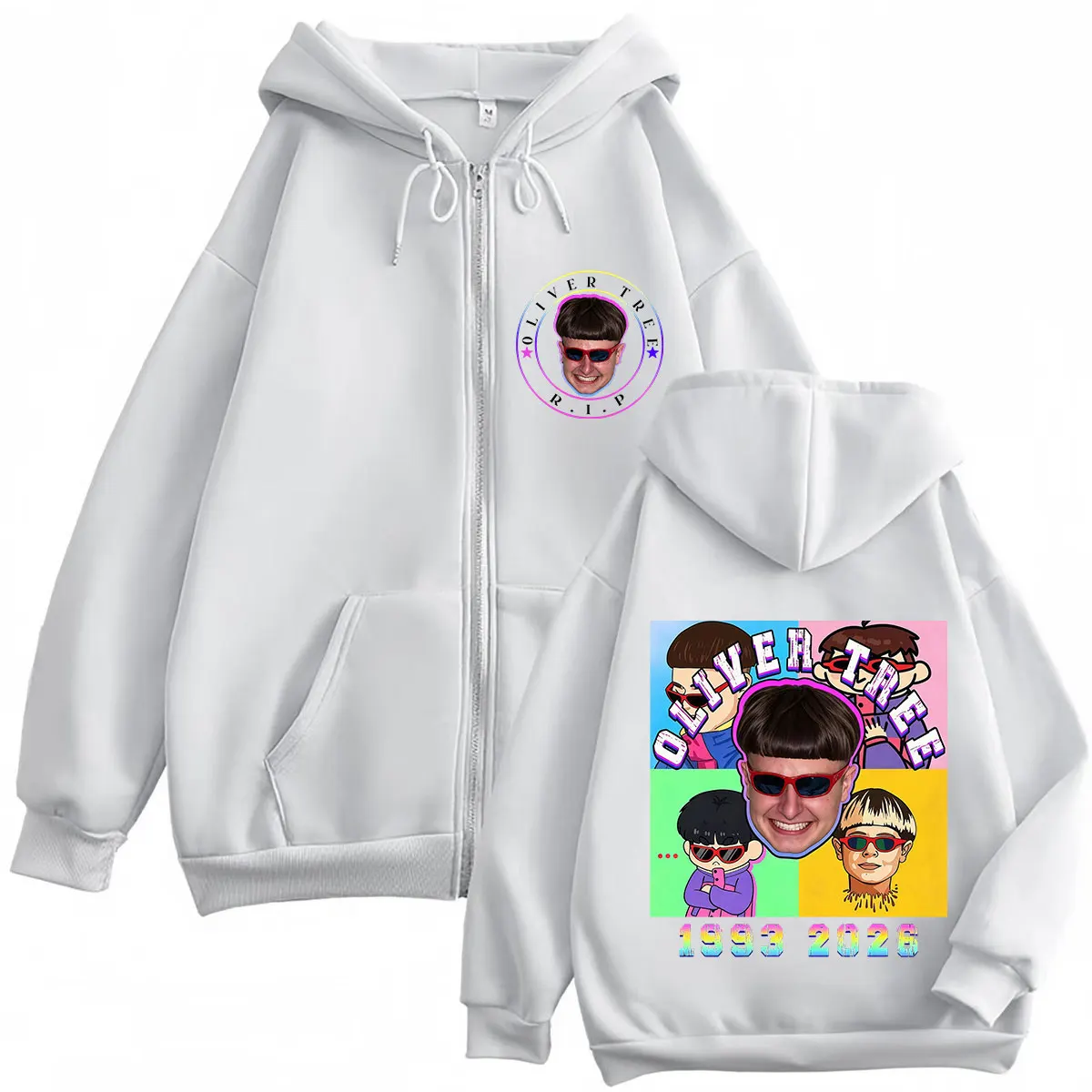 オリバー・ツリー ポップロック音楽 2026 プリント ジッ - Mens Fashion Zip Up Hoodies のレビューと価格