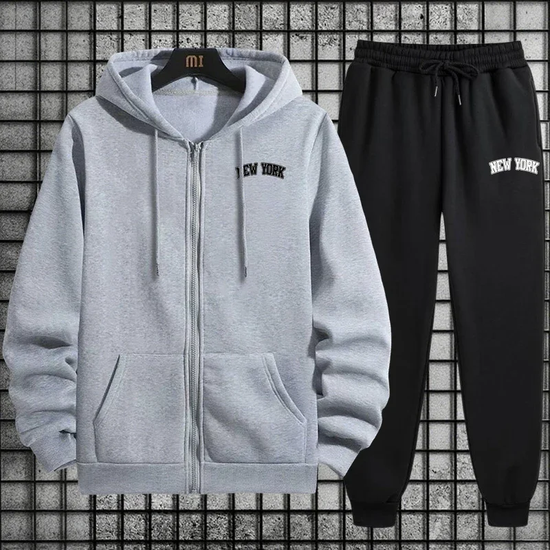 メンズトラックスーツ 上質 2026年春 カジュアル シンプ - Mens Fashion Zip Up Hoodies のレビューと価格
