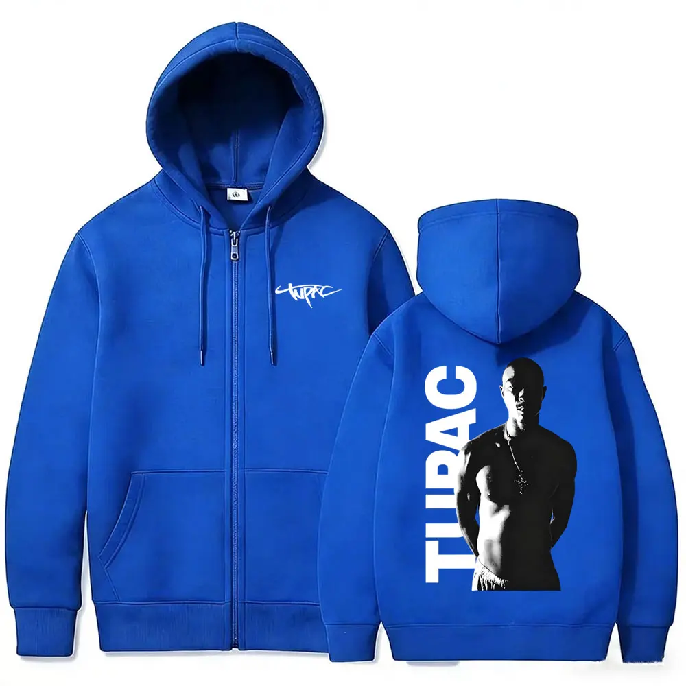 ラッパー、トゥパック2パックのジッパー付きパーカー。メンズ、 - Mens Fashion Zip Up Hoodies のレビューと価格